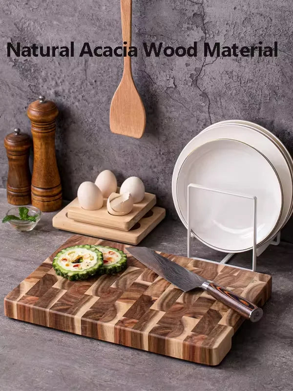 Cutting Board Double-sided Using Premium Acacia Wood Splicing Chopping Board