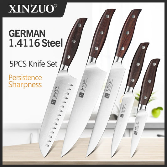 XINZUO High Quality set 1PCS 5PCS, German Stainless Steel