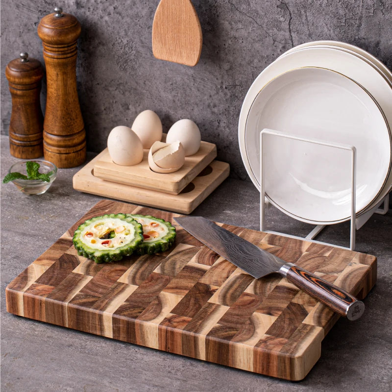 Cutting Board Double-sided Using Premium Acacia Wood Splicing Chopping Board