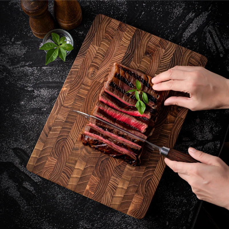 Large Size,High Quality Teak Wood Cutting Board:16.5*11.8 Inch/13.3*9.5 Inch,1 Inch Thick，Suitable