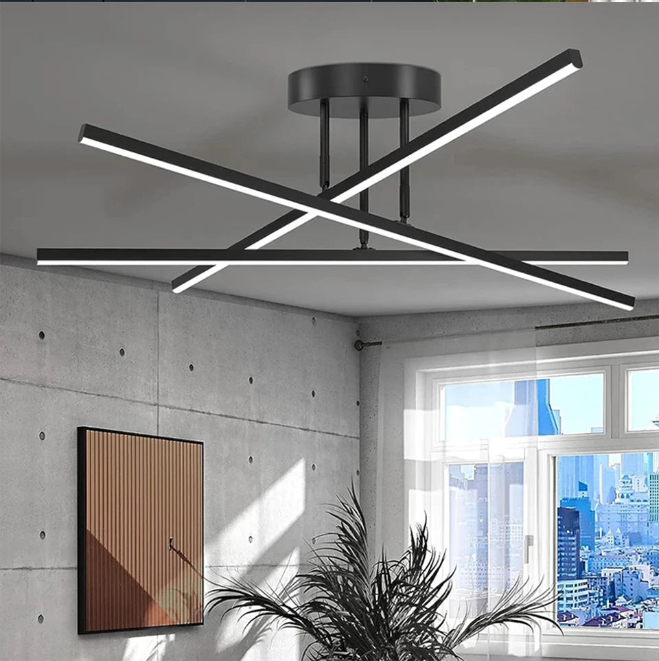 2024 new ceiling lamp Nordic modern LED lamp living room dining room bedroom lights ceiling chandelier