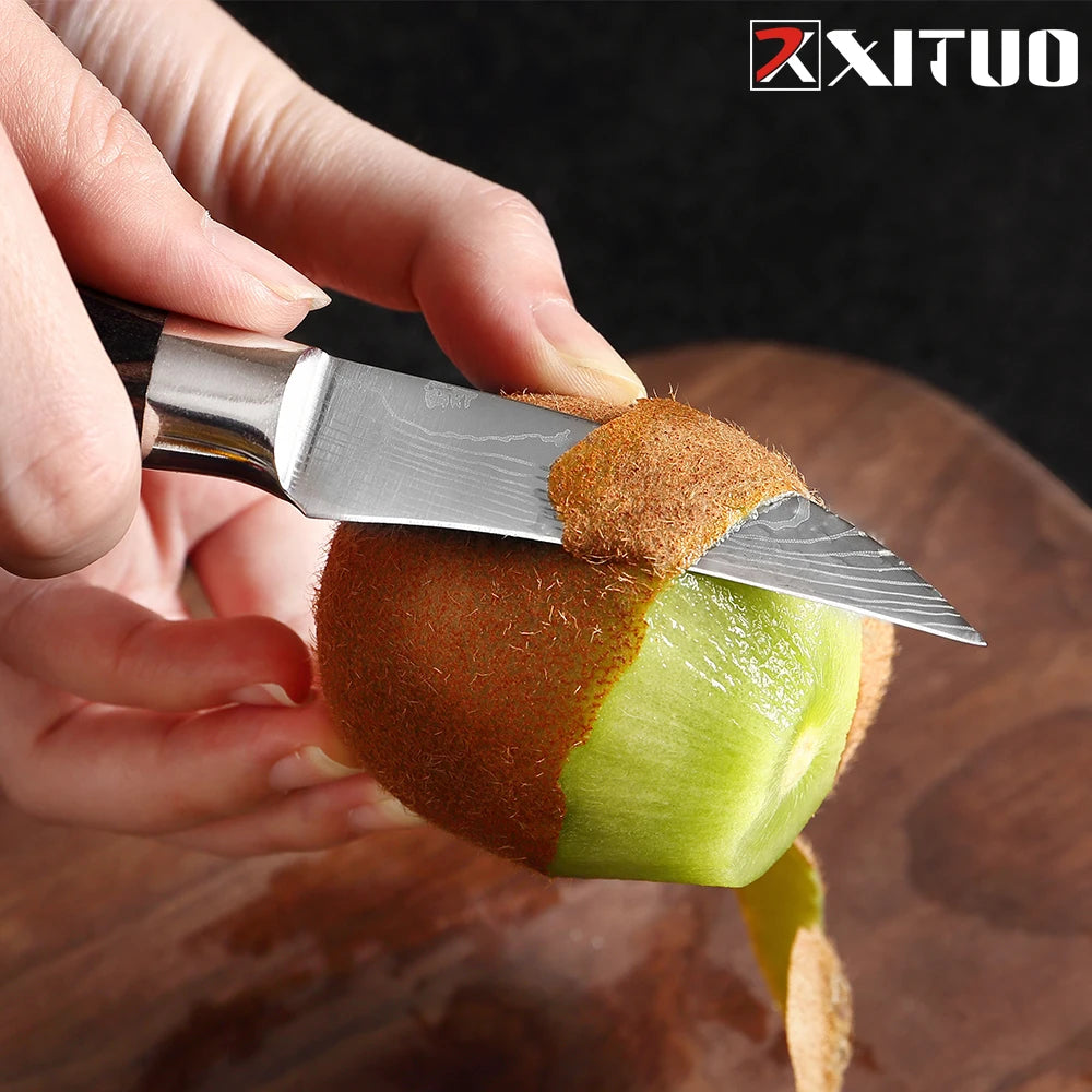 XITUO Kitchen Knife Set 1-9PCS, Mov Stainless Steel.